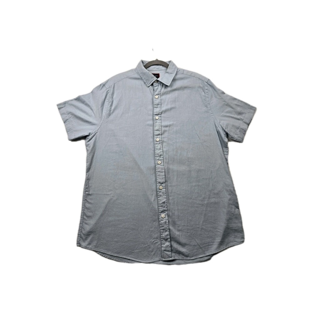 UNTUCKit‎ Light Blue Short Sleeve Button Up Sixe XL